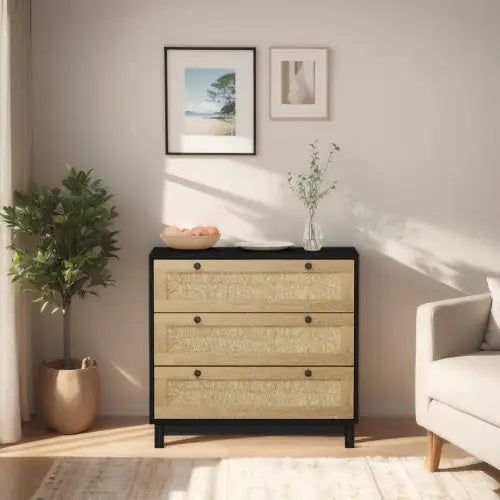 Rope-Woven Drawer Cabinet